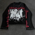 FASHION JUNKIE FLARED LONGSLEEVE RED Fashion Junkies